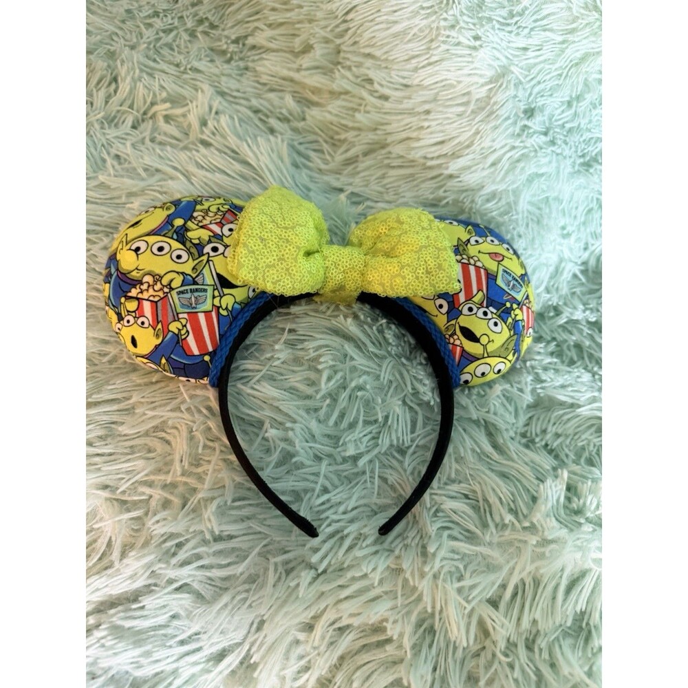Disney Parks Minnie Ears Headband Custom Inspired Pixar Green Alien Toy Story